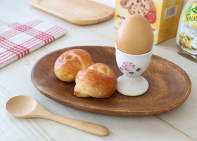 マニールプティデジュネ ローズ 陶器 エッグカップ
