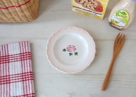 マニー メリーベル ローズ 陶器 カナッペプレート