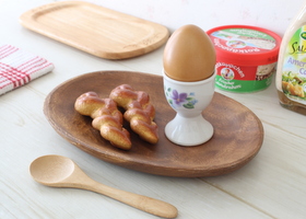 マニールプティデジュネ ヴィオレ 陶器 エッグカップ