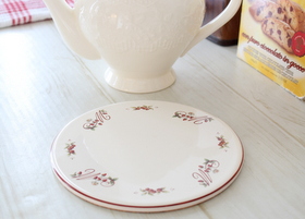 マニーロココ 陶器 タイルトレー