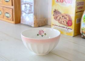 マニーローズ ラフロレゾン 陶器 カフェオレボウル