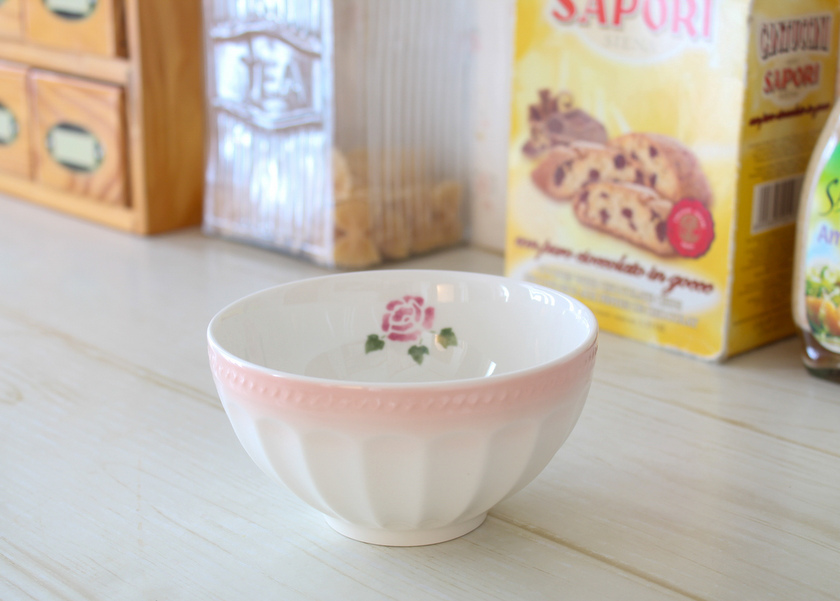 マニーローズ ラフロレゾン 陶器 カフェオレボウル