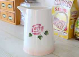 マニーローズ ラフロレゾン 陶器 ピッチャー