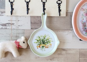 マニー エルブ 陶器 壁掛けフライパントレー