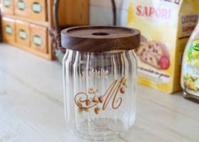 マニーロココ ラフロレゾン ガラス キャニスターM