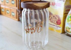 マニーロココ ラフロレゾン ガラス キャニスターL