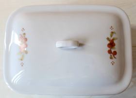 マニー カントリーチェック ロココ 陶器 ウエットシートボックス