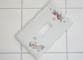 マニーロココ スイッチプレートアメリカンタイプ(旧カラー)