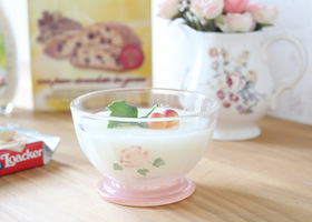 マニーローズ ガラス カフェオレボウルS