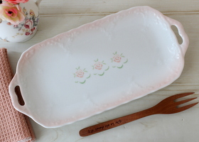 マニー マイスイートローズ 陶磁器 スナックプレート