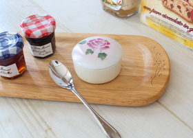 マニーローズ 陶器 プチケース(ラウンド)