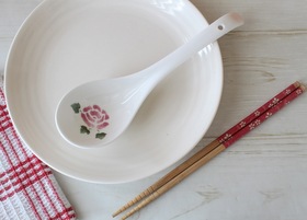 マニーローズ 陶器 サーバースプーン