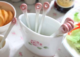 マニーローズ 陶器 ツールスタンド