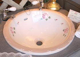 マニーローズ 陶器 シンク