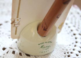 マニー 陶器 チェリーシリーズ メモスタンド(丸)