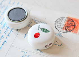 マニー 陶器 チェリーシリーズ マグネット